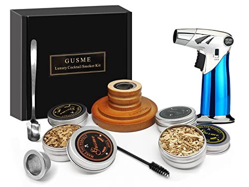 Cocktail Smoker Kit with Torch for Infuse Cocktail Whiskey-barware-The Distinct Gentlemen