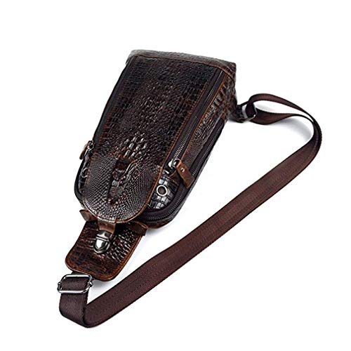 Crocodile Genuine Leather Sling Chest Bag-Bag, case-The Distinct Gentlemen